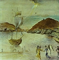1950_04 Landscape o Port LligatW;HomelyAngels&Fisherman1950